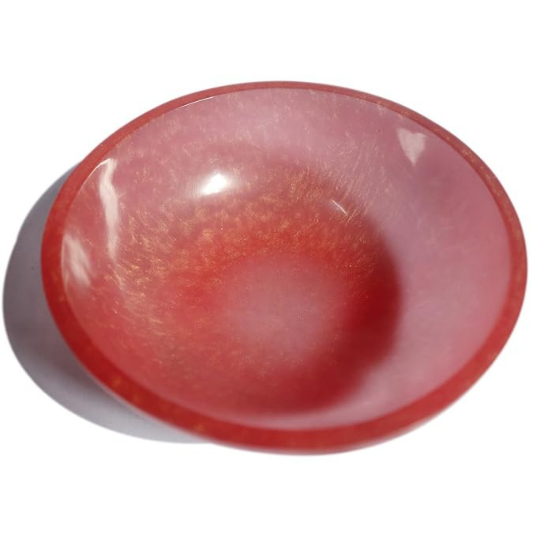 Red Gloss Finish Decorative Serving Bowl